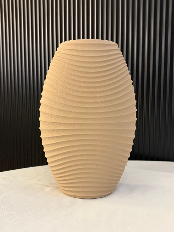 Handcrafted Textured Ceramic Vase