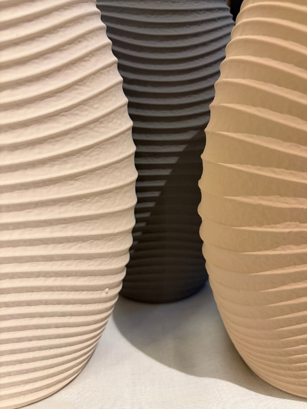 Handcrafted Textured Ceramic Vase