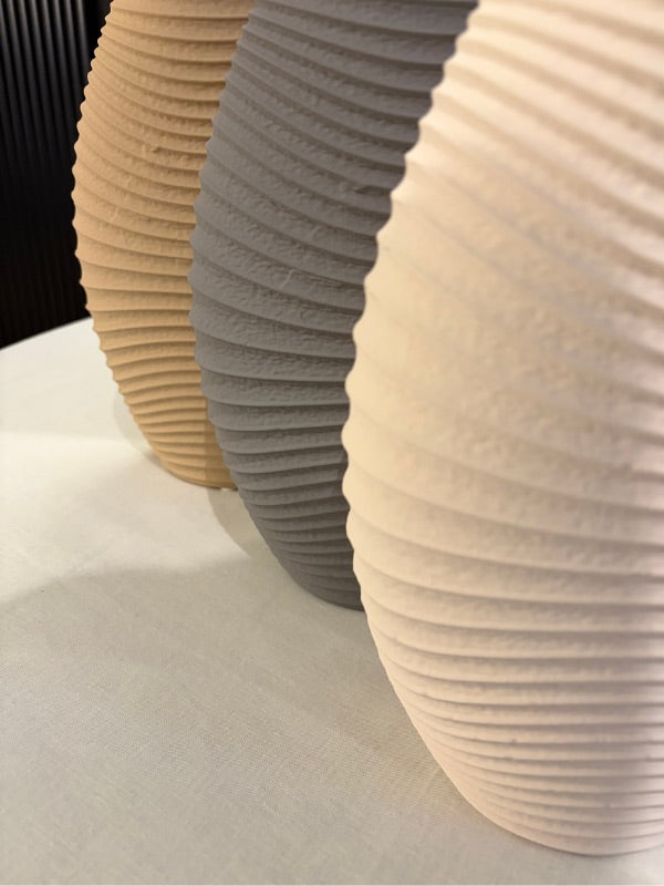 Handcrafted Textured Ceramic Vase