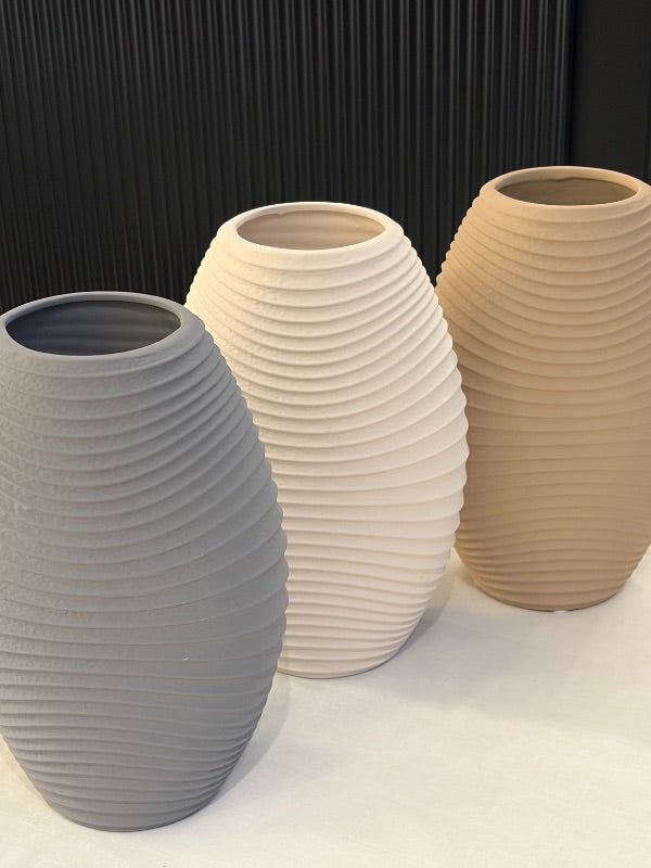 Handcrafted Textured Ceramic Vase