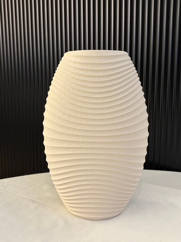 Handcrafted Textured Ceramic Vase