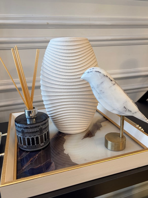 Handcrafted Textured Ceramic Vase