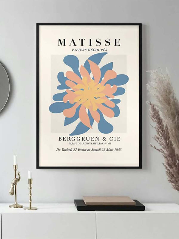 Matisse Cut-Out Print with Frame I