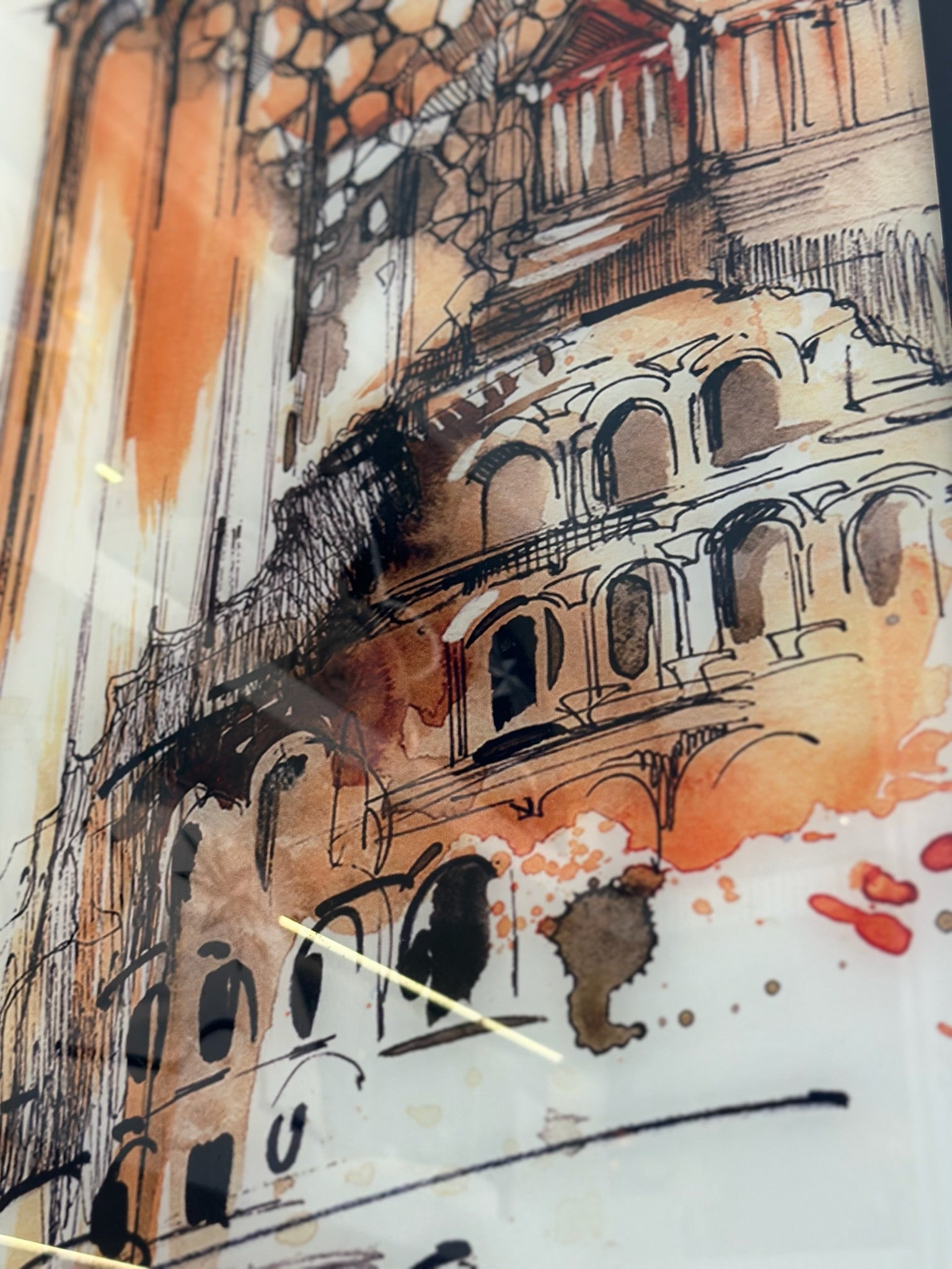 The Birth of Civilizations – Framed Glass Wall Art with Black Metal Frame