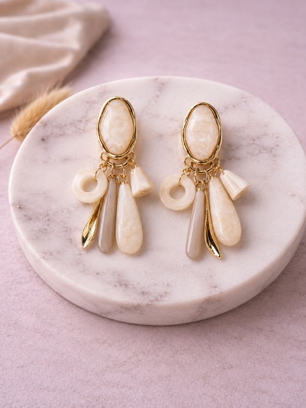 Noir Mosaic Earrings