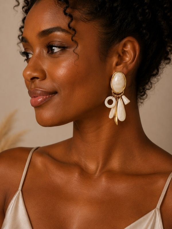 Noir Mosaic Earrings