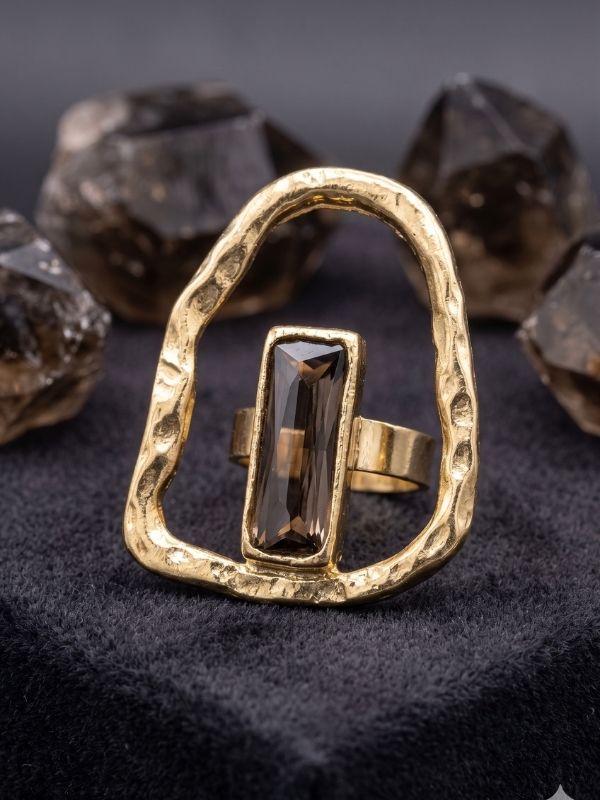 Obsidian Frame Ring