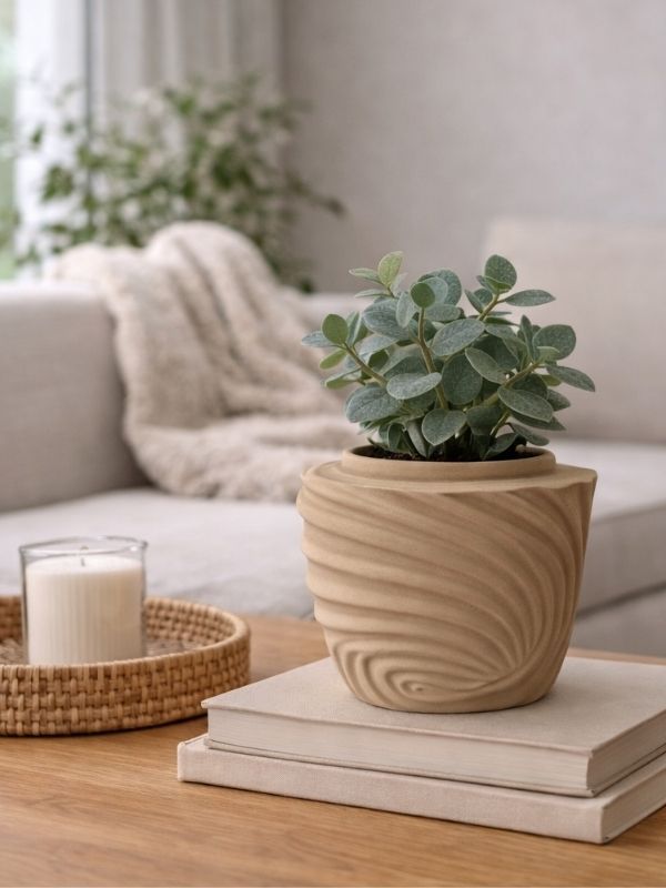 Textured Ceramic Decorative Vase