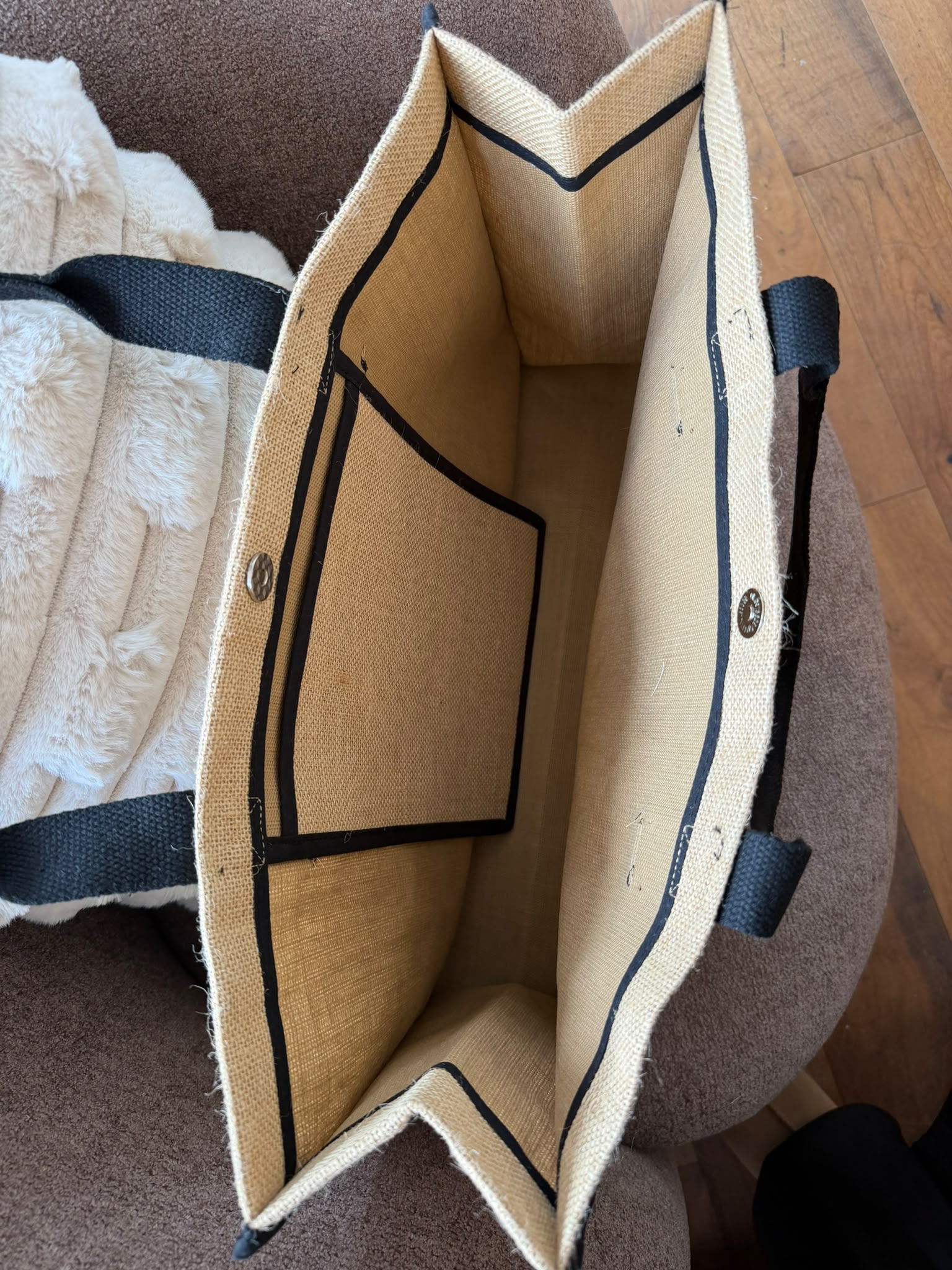 Deco Moore Natural Jute Shopper Bag