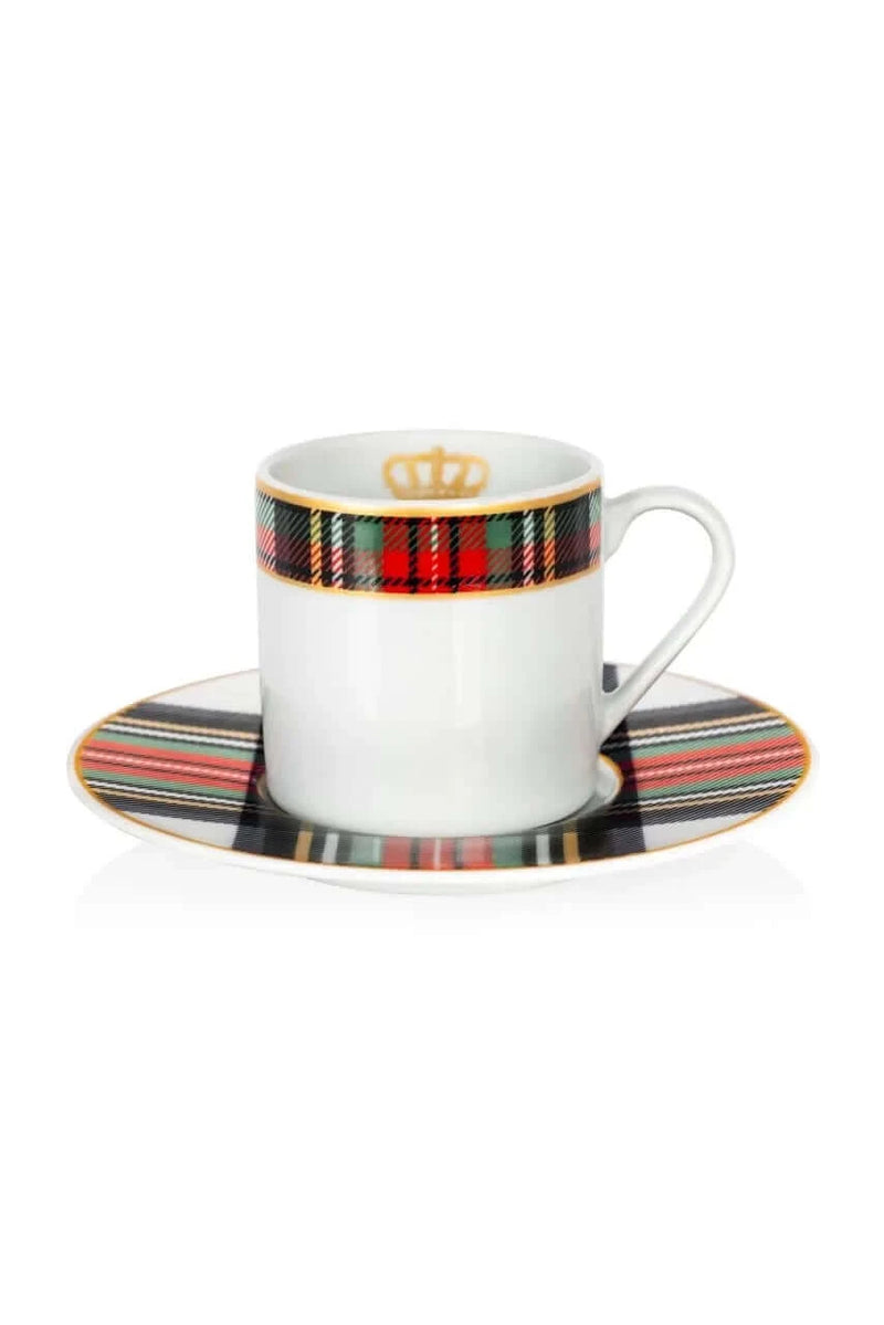 Regal Crown Porcelain Coffee Cup Set of 2