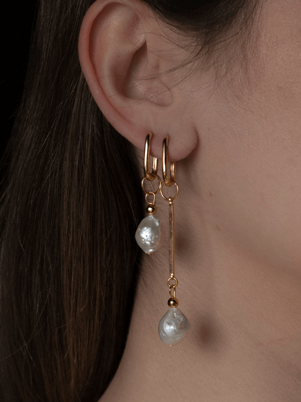 Gaia Pearl Earrings