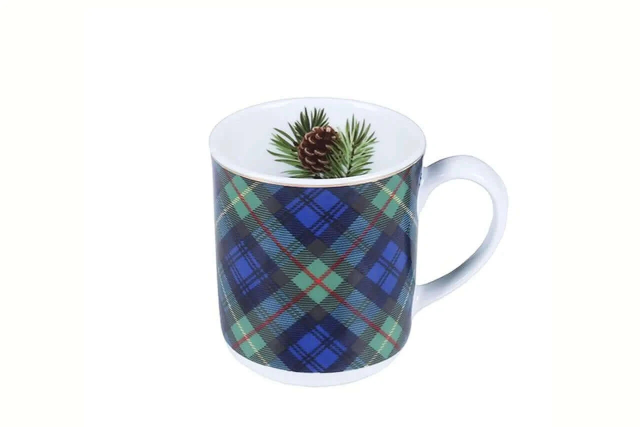 Tartan Plaid Porcelain Mug & Gift Box