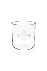 Fleur-de-lis Whiskey Glass