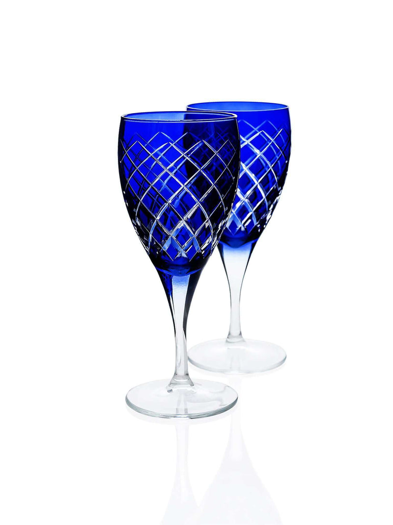 Vintage Crystal Wine Glass