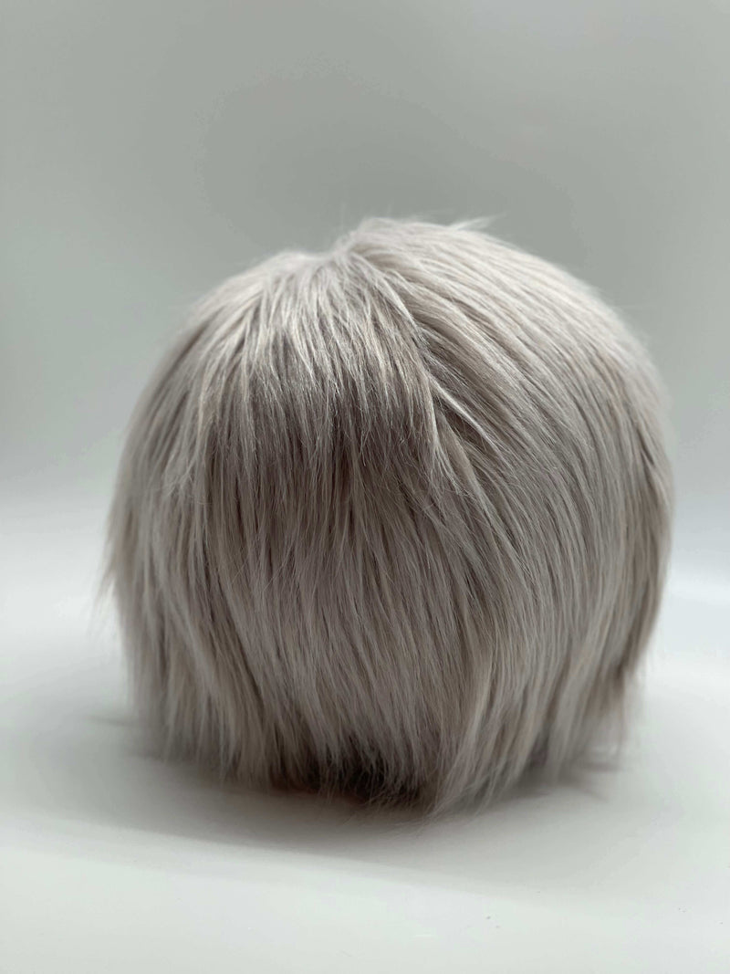 Round faux fur sales cushion