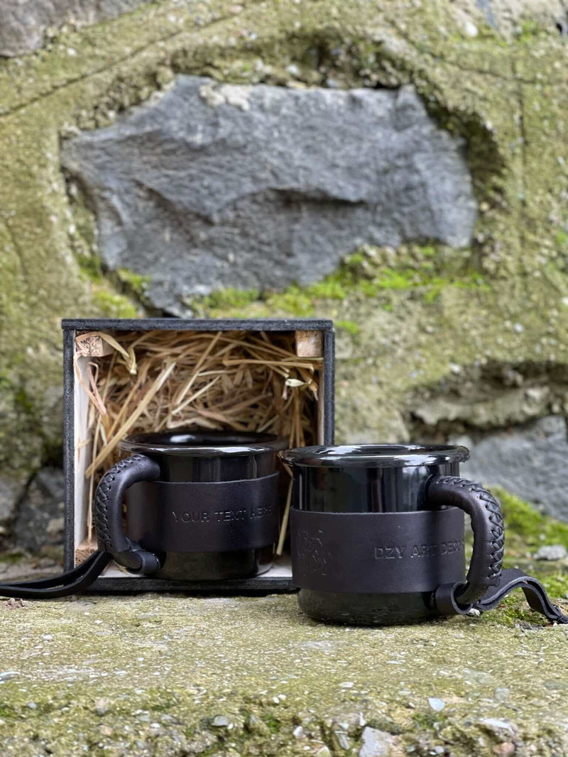 Black Outdoor Camping Mug