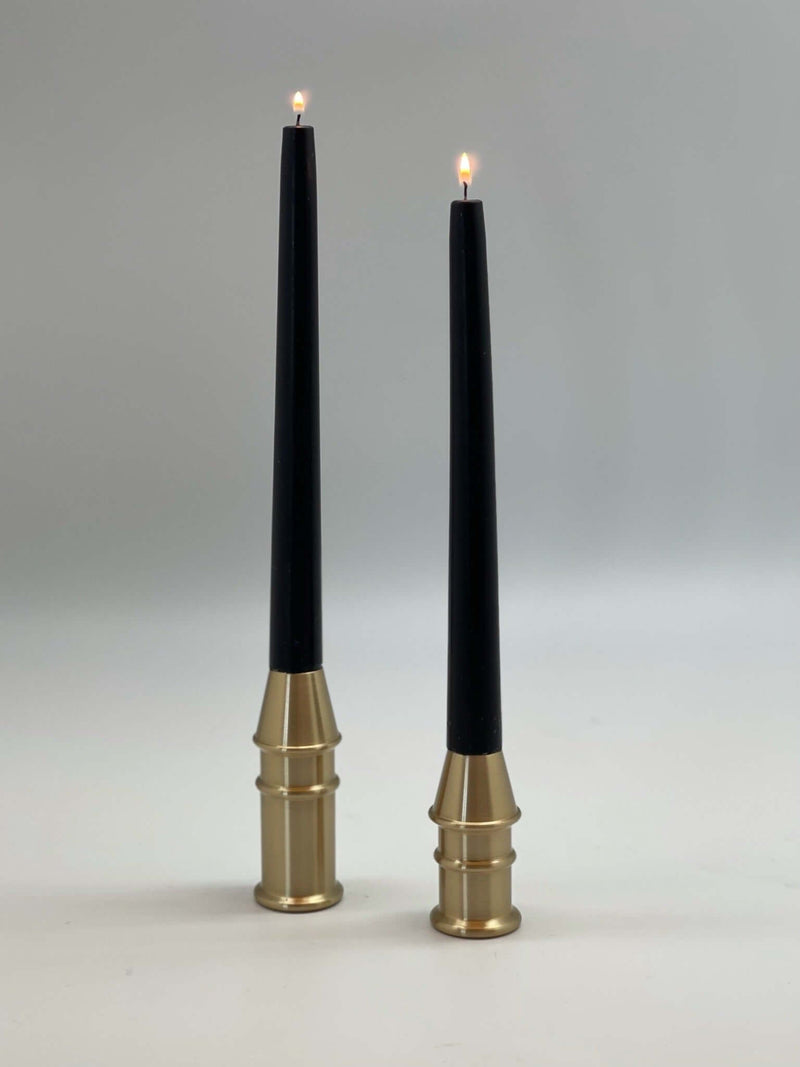 Decorative Brass Candle Holder Set of Two