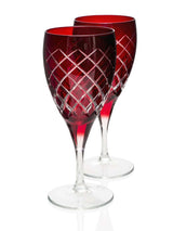 Vintage Crystal Wine Glass