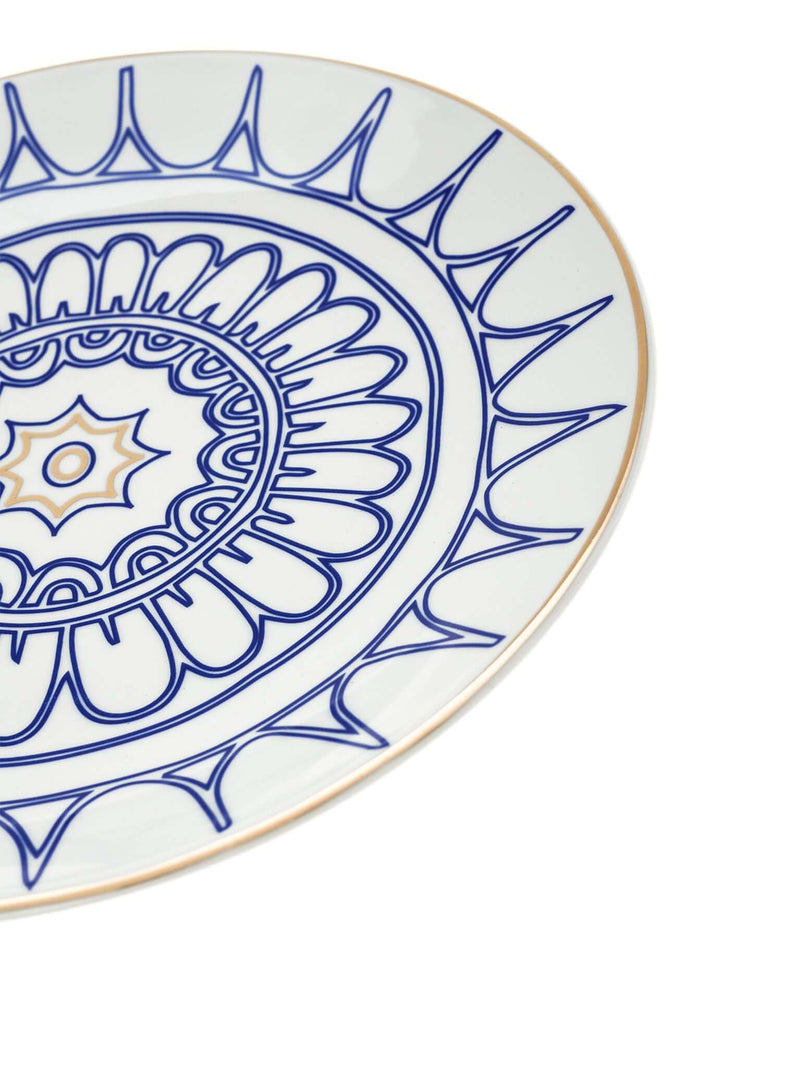 Blue White Vista Plate