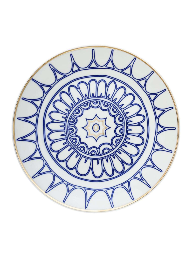 Blue White Vista Plate