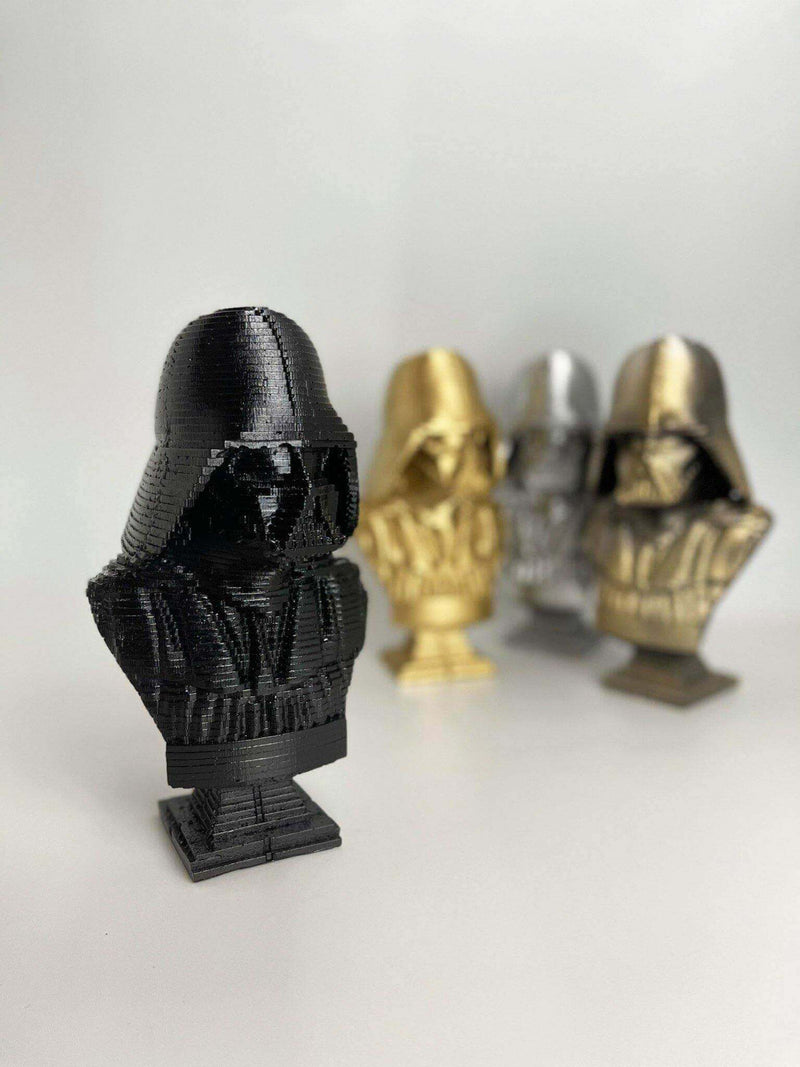 Black Painted Darth Vader Pop Art Sculpture Bust - MottoBase