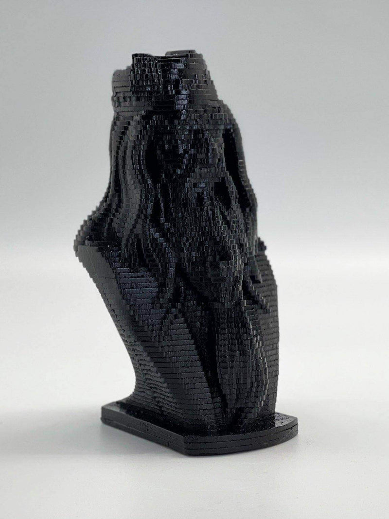 Black Painted Dumbledore Pop Art Sculpture Bust - MottoBase