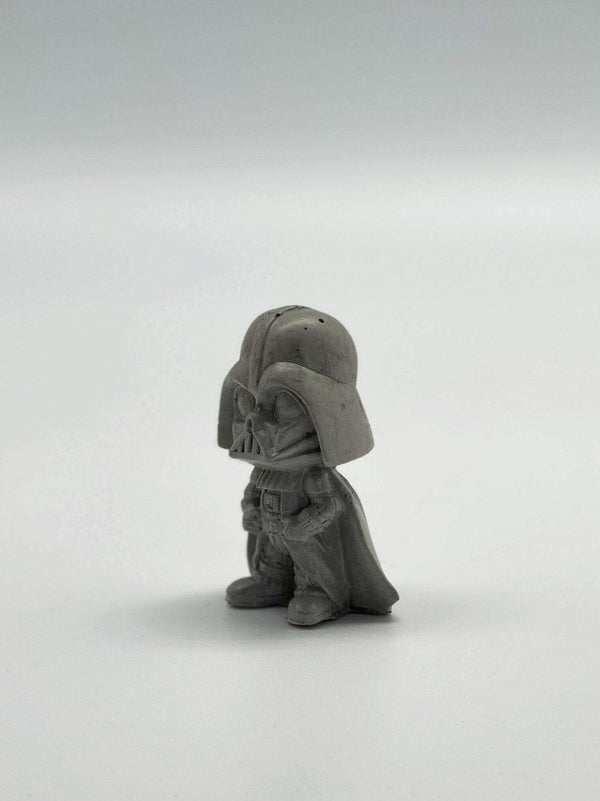 Concrete Mini Darth Vader Raw Finished Sculpture - MottoBase