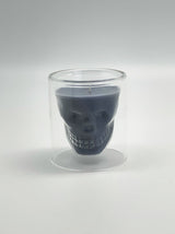 Skull Double Wall Glass Candle - Big - MottoBase